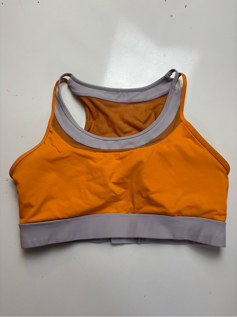 Zyia orange sports bra sz M‎